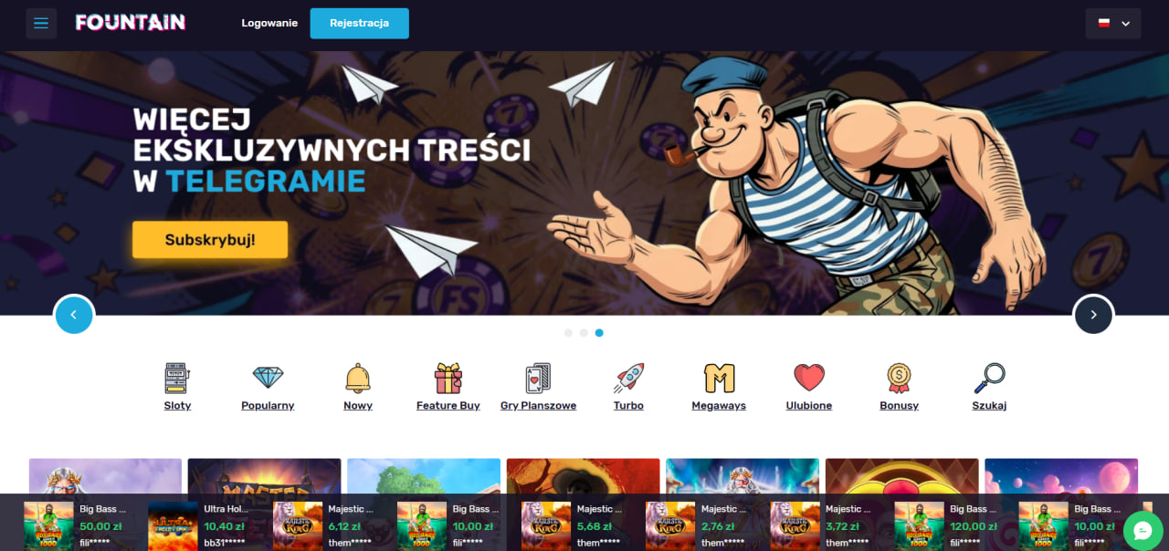 Fountain Casino w liczbach dane techniczne które zebrałem